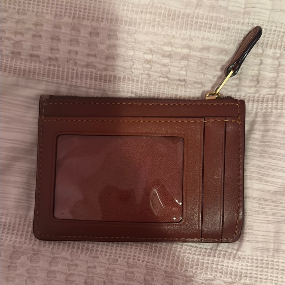 Coach AUTHENTIC Signature Card Case - Picture 2 of 7